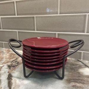 Pampered Chef simple addition, appetizer plates and caddy